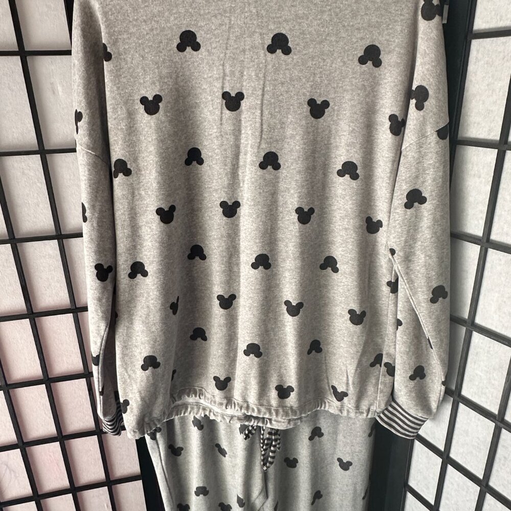 DISNEY Mickey Mouse‎ Pajama Set Women's Medium 2-PC Set - Picture 8 of 9